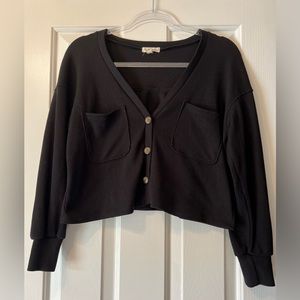 COPY - Cropped Button Up Sweater